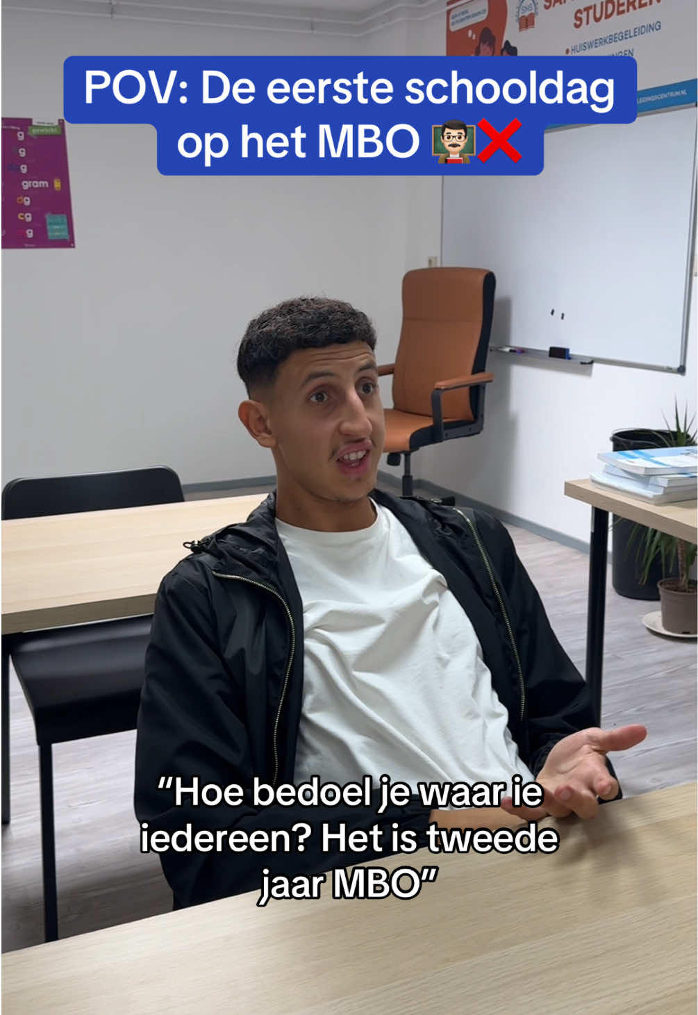 De klas was altijd leeg 😂 #fyp #foryou #school #mbo 