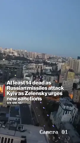 Russia unleashed a sweeping aerial assault across Ukraine late Wednesday, pounding Kyiv with ballistic missiles and swarms of drones — killing at least 17 people, including four children, and injuring dozens more.