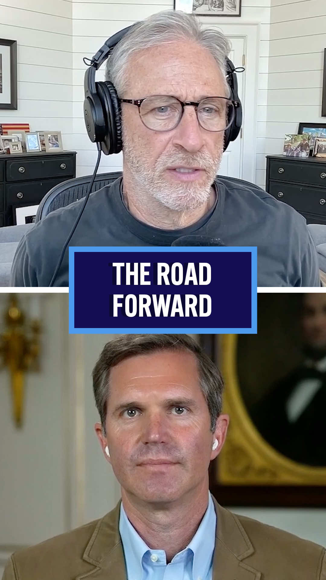 Kentucky Governor Andy Beshear discusses getting beyond hot button issues by simply standing up for your principals. (From 5/1/25) #TheWeeklyShow #Politics #JonStewart