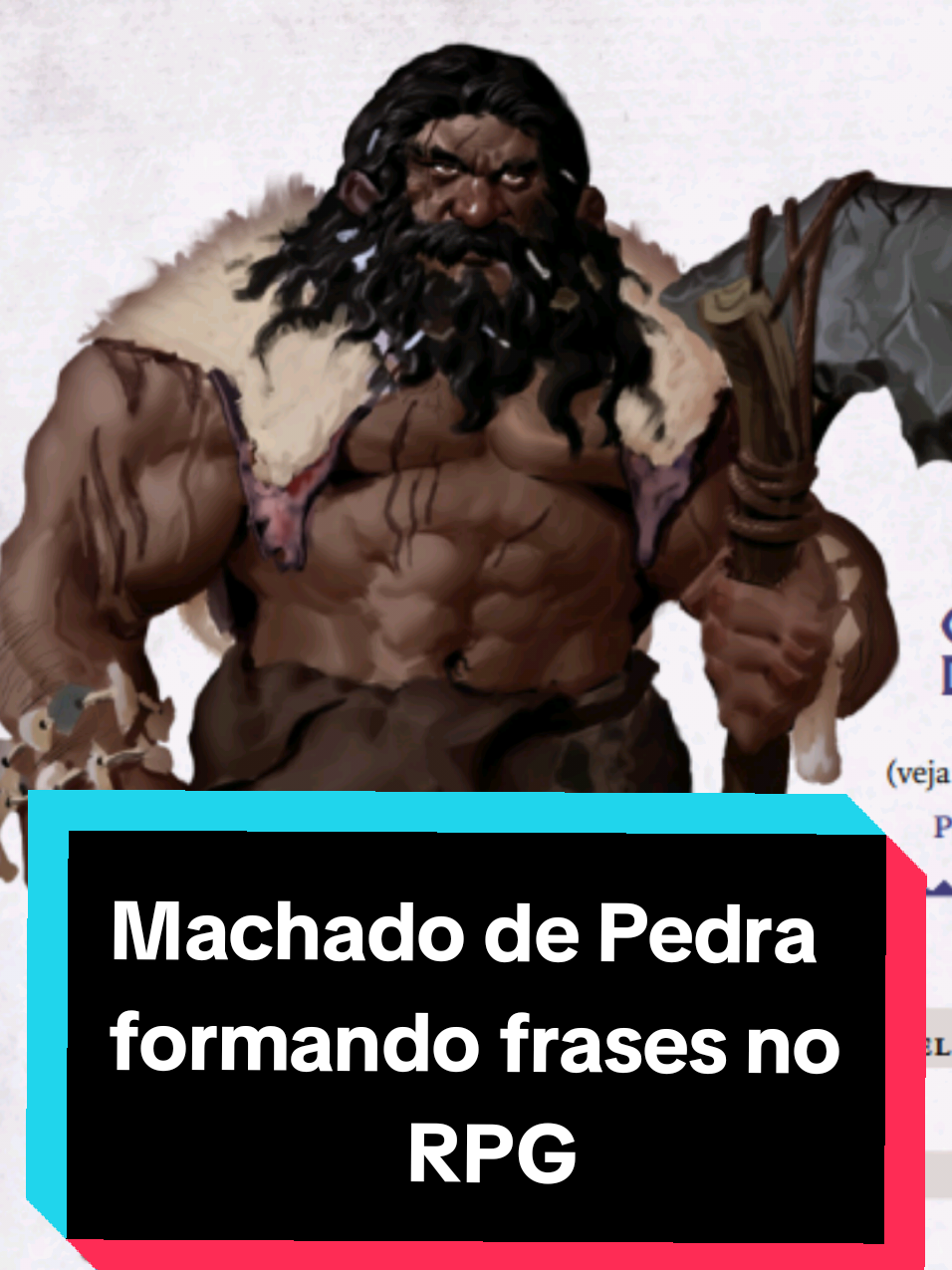 Por isso se usa calças marrons quando vai enfrentar um Machado de Pedra #rpg #rpgbr #trpg #t20rpg 