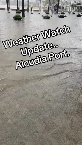 Weather Watch Update. #alcudia #mallorca #majorca #spain #holiday 