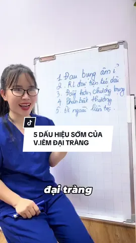 Bạn có dấu hiệu nào trong 5 dấu hiệu này không? cẩn thận có thể bị đại tràng nha #duocsinhatle #duocsi #suckhoe #daitrang 