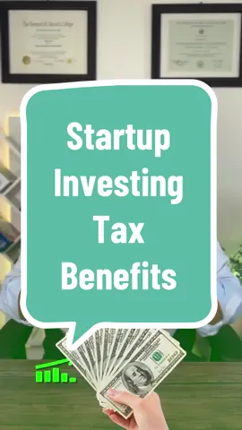Investing in startups became a whole lot more beneficial with this new tax law. #taxes #law #startup #invest #gain 