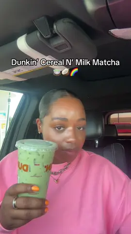 Stop sleeping on matcha y’all @Dunkin' #dunkin #dunkinorder #dunkinmatcha #dunkinfallmenu #matchalatte 