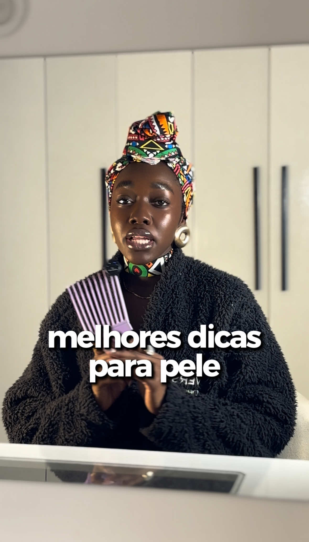 Me siga para mais dicas 🫵🏿🤎 #pele #autocuidado #GlowUp #acne 