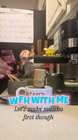 Matcha time #wfhlife #matcha #wfh #morning #thursday 