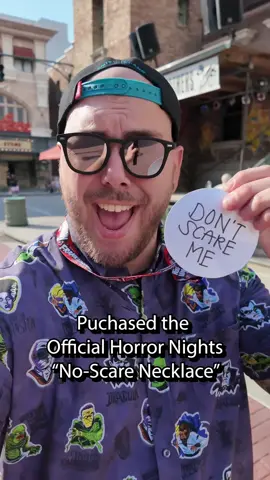 TOO SCARED TO GO TO HHN?? 👻 A new “Deathly Afraid” necklace is coming to Halloween Horror Nights 2025. Available for $20 at most retailers in Universal Studios Florida and Citywalk. #HHN #HALLOWEENHORRORNIGHTS #halloweenhorrornightsorlando #universalstudios 