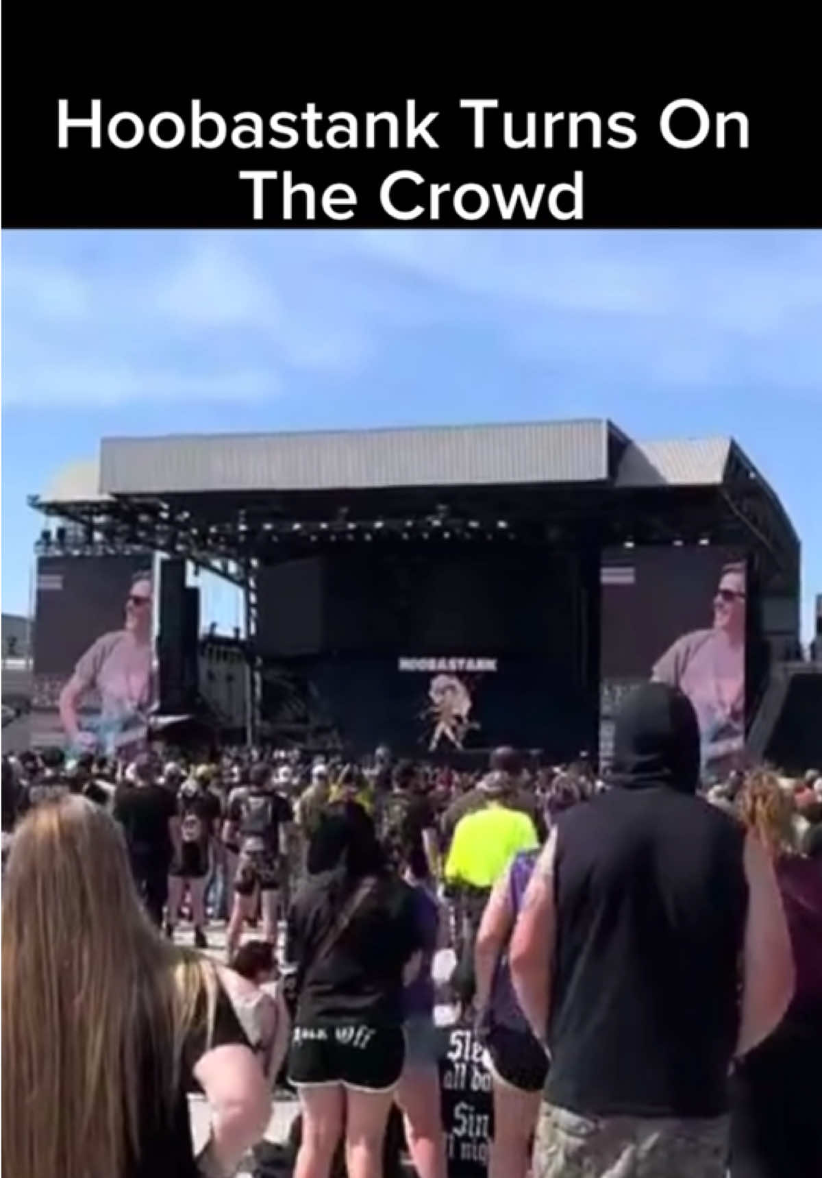 That escalated quickly #hoobastank #crashoutmusic 