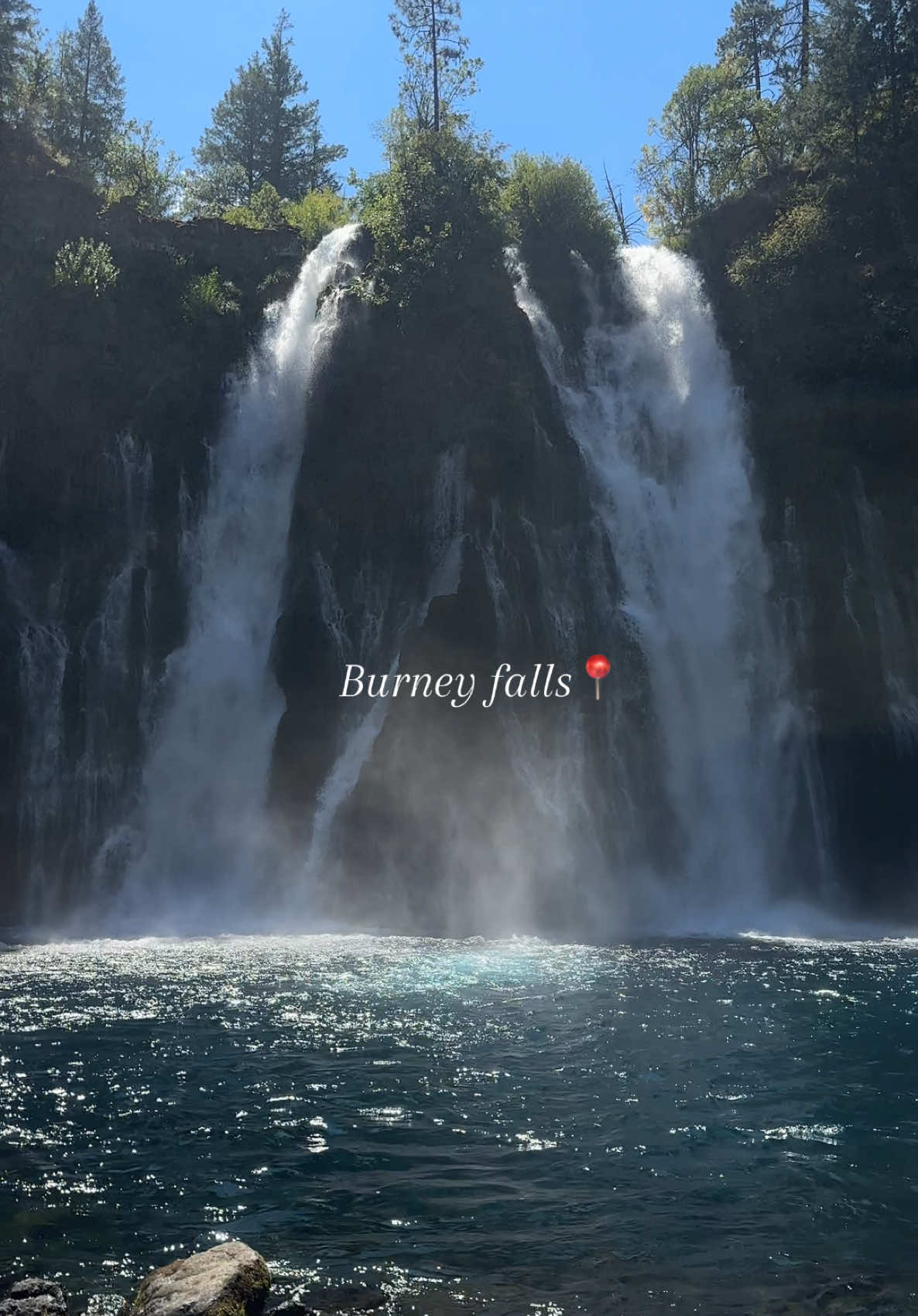 Worth the drive, so pretty #burneyfalls #hikingadventures 