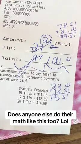 I was having trouble adding it up lol
