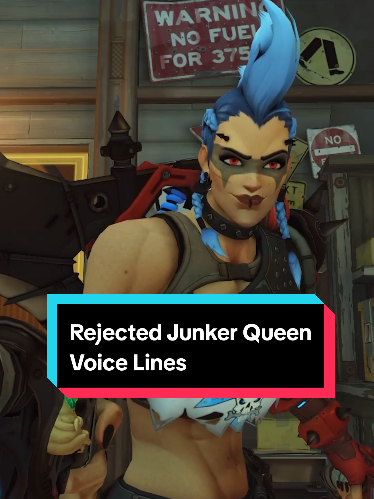 These are the rejected Overwatch voice lines Blizzard didn't want you to hear. The first episode of The Junker Tapes is here! Featuring the incredible @JessChatting as Junker Queen. #Overwatch2 #Overwatch #JunkerQueen #overwatchjunkerqueen  #overwatchtiktok 