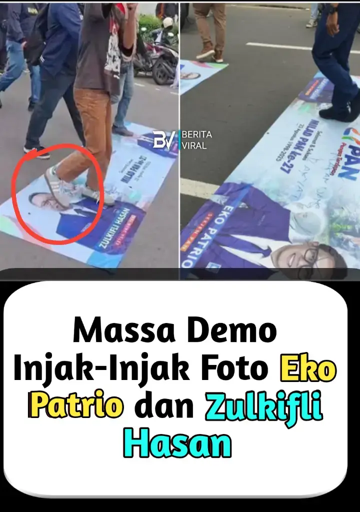 RIBUAN buruh mulai memadati depan Gedung DPR/MPR RI, Senayan, untuk menggelar demonstrasi hari ini, Kamis, 28 Agustus 2025 sekitar pukul 10.00 WIB. Mereka terdiri dari gabungan dari Koalisi Serikat Pekerja dan Partai Buruh. Pantauan Tempo di lokasi, massa aksi dari buruh itu longmarch dari arah Gerbang Pemuda menuju Gedung DPR/MPR RI. Mereka membentangkan spanduk dan membawa bendera masing-masing serikat pekerja.  Mereka terdiri dari Konfederasi Serikat Pekerja Indonesia (KSPI), Federasi Serikat Pekerja Metal Indonesia (FSPMI), Konfederasi Serikat Pekerja Seluruh Indonesia (KSPSI), Konfederasi Serikat Buruh Seluruh Indonesia (KSBSI) dan Konfederasi Persatuan Buruh Indonesia (KPBI). Sambil longmarch, mereka menyanyikan lagu-lagu semangat perjuangan. Mereka juga turut menginjak-injak spanduk PAN yang berisi foto Zulkifli Hasan dan Eko Patrio. Spanduk itu dibentangkan di tengah jalan saat massa aksi tiba. 