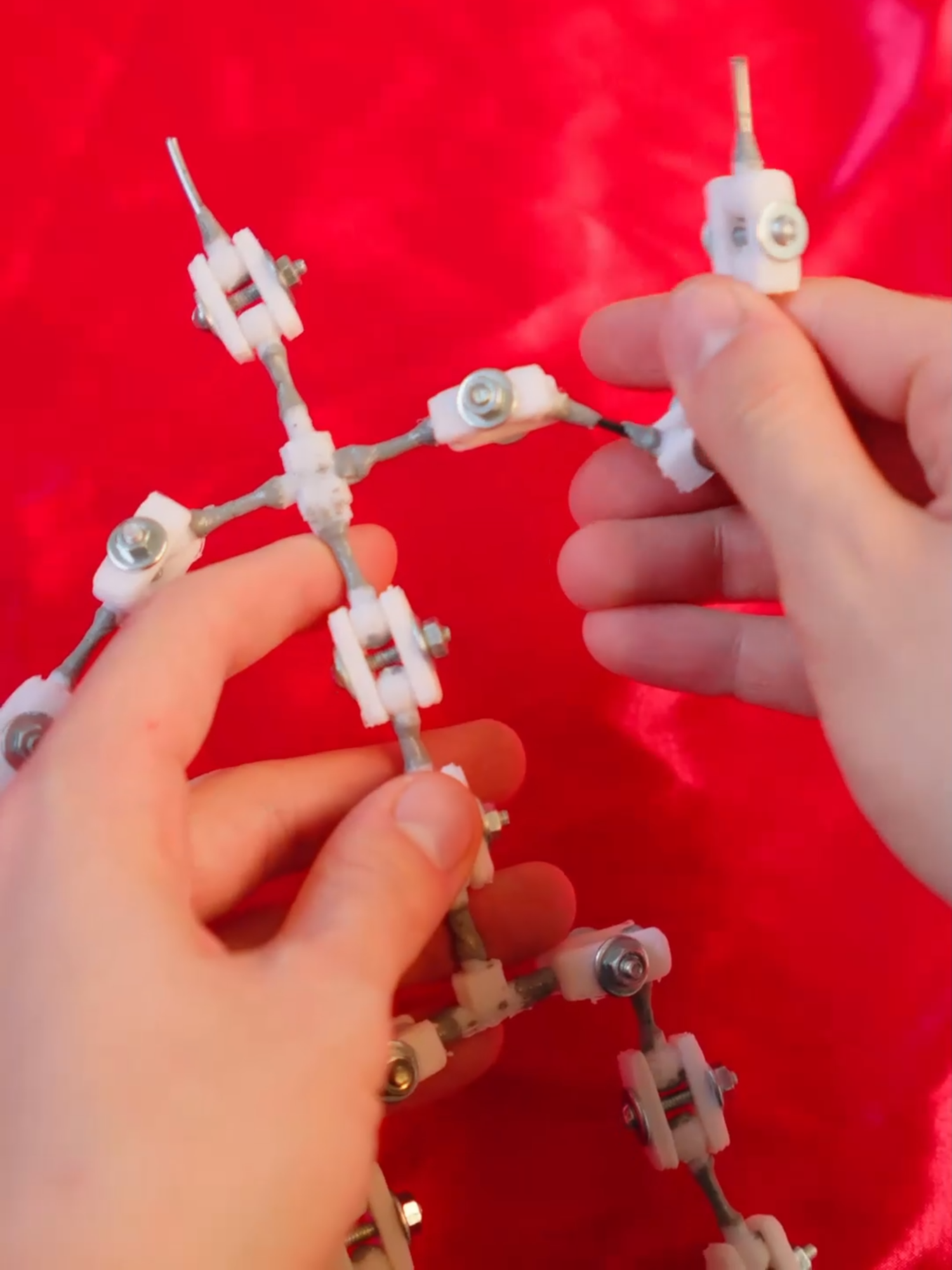 Fizemos um esqueleto de stop motion!