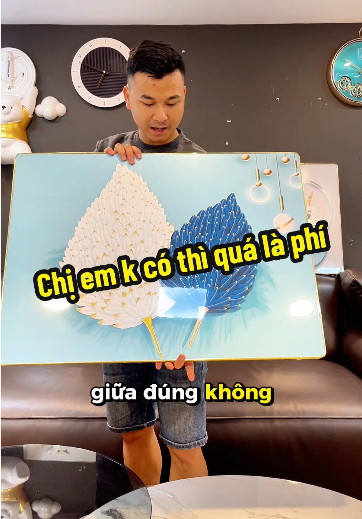 Bộ 3 tranh trừu tượng Nghệ Thuật 