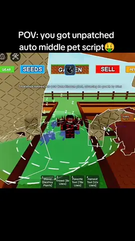 can't stop using auto middle pet script!😂🤑#growagarden🥒🌶 #growagardenscript #growagarden #gag 