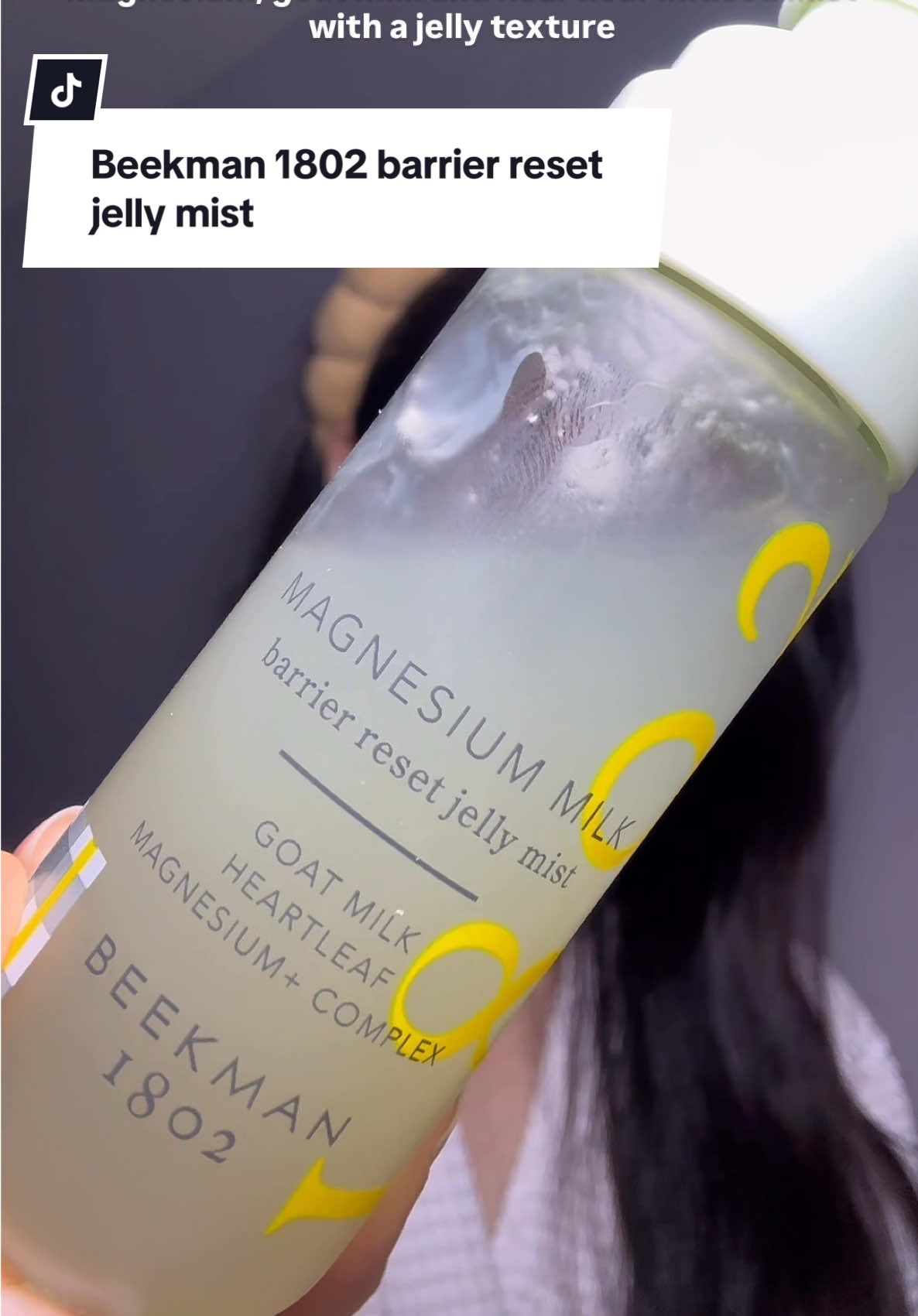 Stressed out skin barrier? Beekman 1802 Magnesium Milk Barrier Reset Jelly Mist to the rescue! This refreshing mist has a jelly like texture that instantly calms and soothes skin ✨Find this refreshing jelly mist and other Beekman 1802 products at @Beekman 1802 and @Ulta Beauty  🛍️ use code thekimedit20 at Beekman 1802 to save 20% off on Beekman 1802 products https://partners.beekman1802.com/s/thekimedit #KindnessKrew #MagnesiumMilk #sensitiveskin #beekman1802 #ultabeauty 