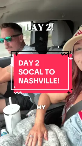 Day 2! 12 hours of driving and 8 Texas Roadhouse rolls 🤝🥲 #crosscountry #roadtrip #roadtrippin #nashvilletn #oklahomacity 