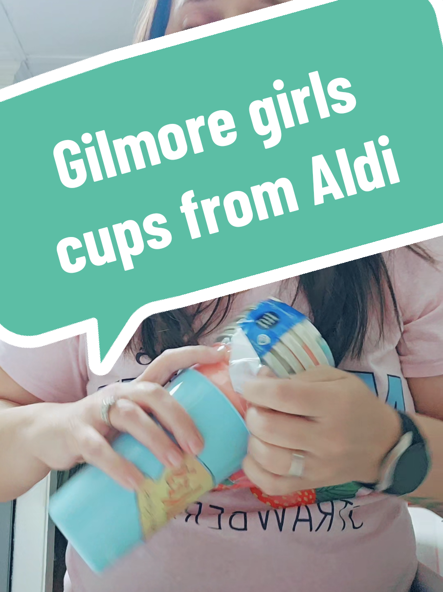 I had to see what they all looked like! #gilmoregirls #aldi #aldifinds #fall 