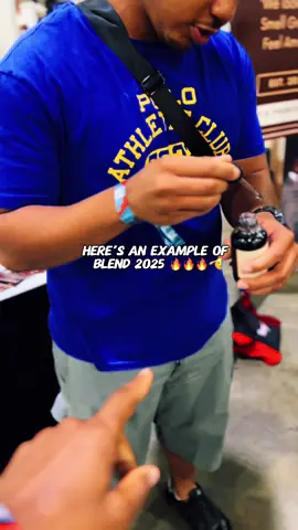 What does blend 2025 actually mean?! Well, this video explains it. Our guy here recognized us from Tiktok and had to check out if the hype was real🔥🔥🔥  #fragrancetiktok #investfest #smellsgood 