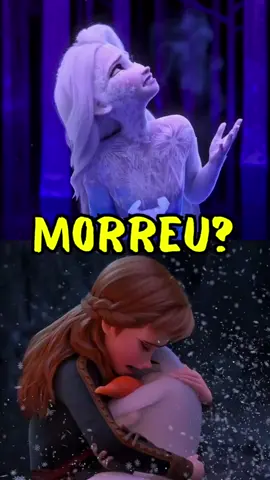 A Elsa morreu em Frozen 2? 😳❄️ #Frozen2 #Elsa #DisneyTeorias #SegredosDisney #PrincesasDisney