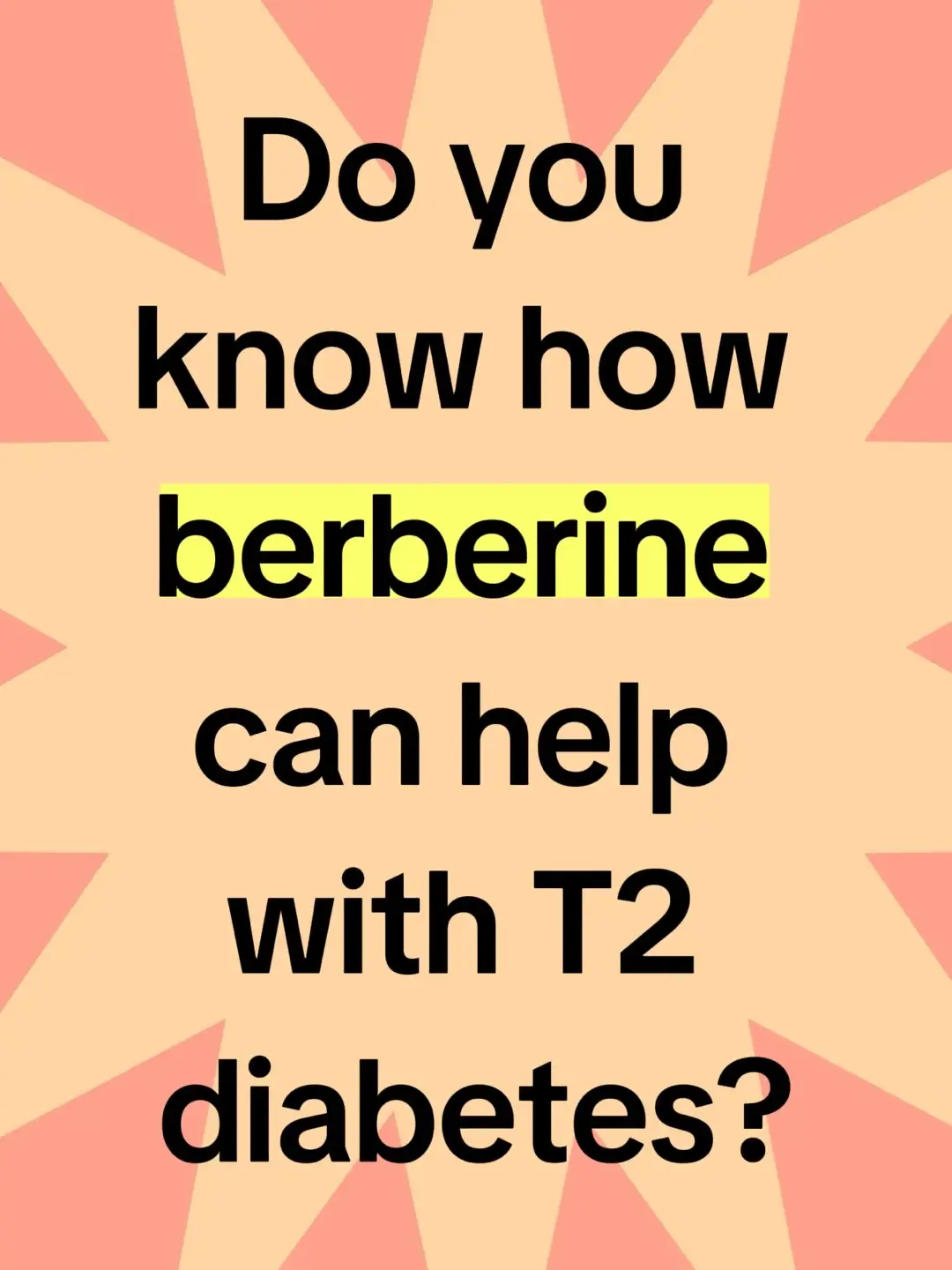 Do you know why they call Berberine the natural alternative to metformin? #metformin #berberine #naturalsupplements #type2diabetes #type2diabetes 