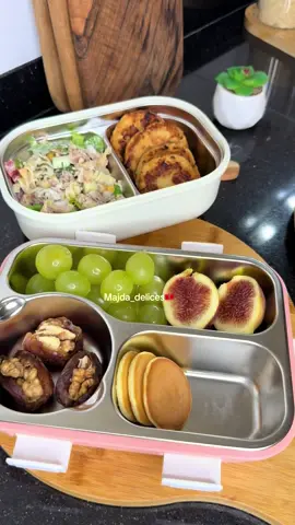 فكرة لانش بوكس لدخول مدرسي 👌 مكونات  300 غرام صدر الدجاج  كريمة الطبخ @Olla  حبة بطاطس مسلوقة  قليل من البصل   ثوم،ابزار،ملح،التحميرة زيت الزيتون