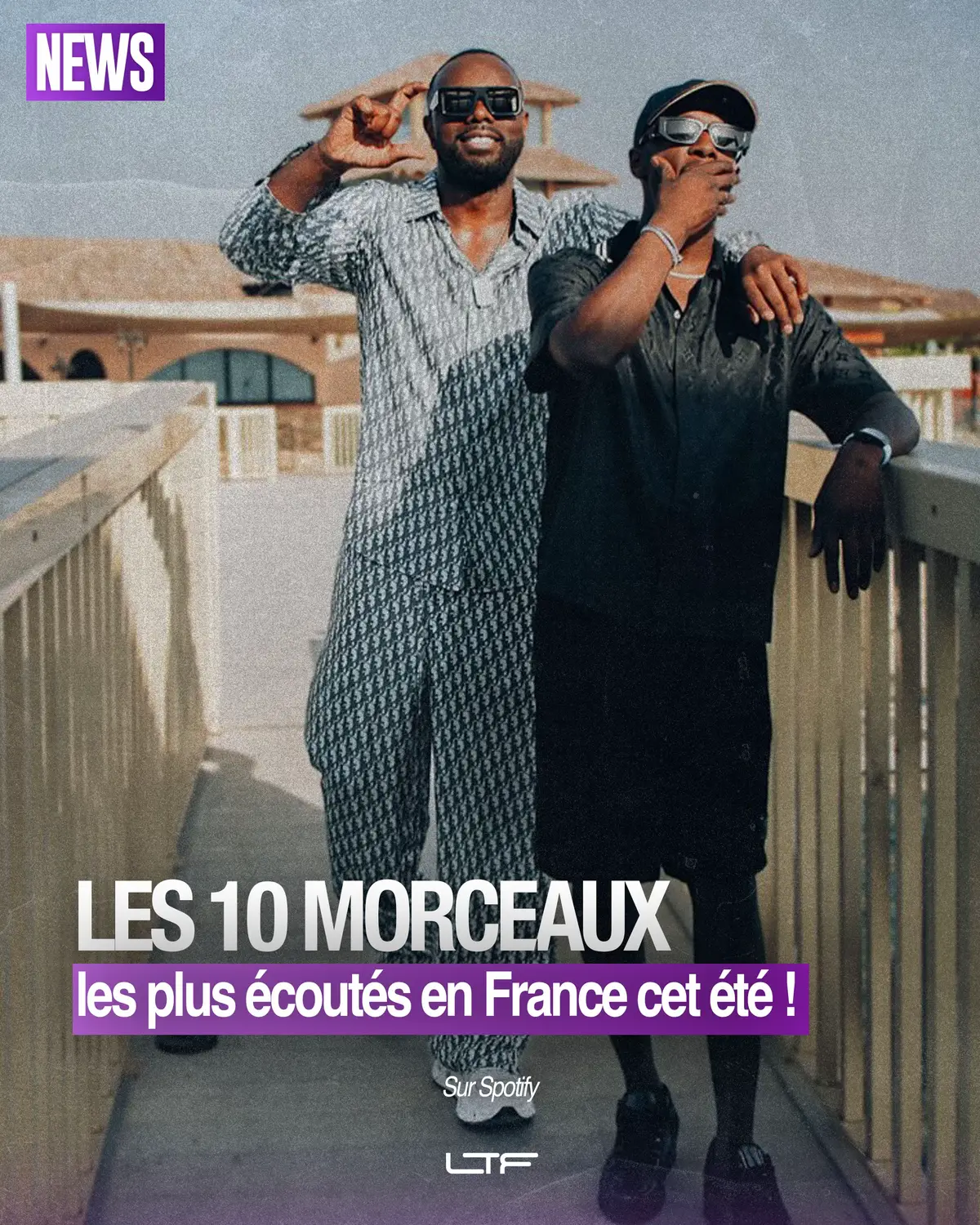 🥇Hamza - KYKY2BONDY 🥈 Nono La Grinta - Paris 🥉 Guy 2Bezbar, KeBlack - Melrose Place 4. GIMS - NINAO 5. KeBlack - Mood 6. GIMS, Werenoi - Piano 7. R2 - Ruinart 8. Triangle des Bermudes - Charger 9. Damso - Impardonnable 10. GIMS, Jul - Air Force Blanche #top#rapfr#stream#gims#ete