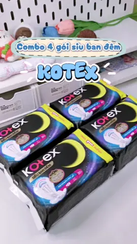 Tha hồ lăn qua lăn lại bung lụa thoải mái nheeee 	#Kotex #KotexSieubandem #Sieubandem #MoonCushion #kinhnguyet 