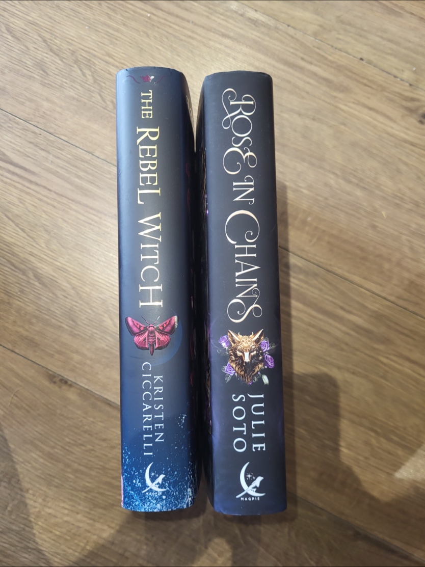 Book mail 🥳 Literally ordered these from @HarperCollinsUK at 1.30pm yesterday and they've arrived already! Rose In Chains was only £10.20 and The Rebel Witch was £12 (both hardbacks!!) on their flash deals!! Cannot wait to read them both 🥰 #BookTok #bookmail #bookrecommendations #harpercollins #fyp 