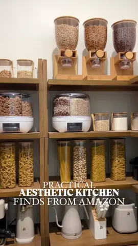 Click link in bio to shop the post for a direct link Practical aesthetic kitchen finds from Amazon that I would buy over and over again.  #amazonfinds #kitchenfinds #kitchenorganization #homefinds #amazonhome 