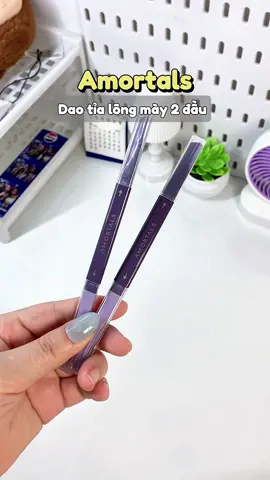 Dao tỉa lông mày 2 đầu #unboxing #daotialongmay #amortals #muataitiktok #fyp 