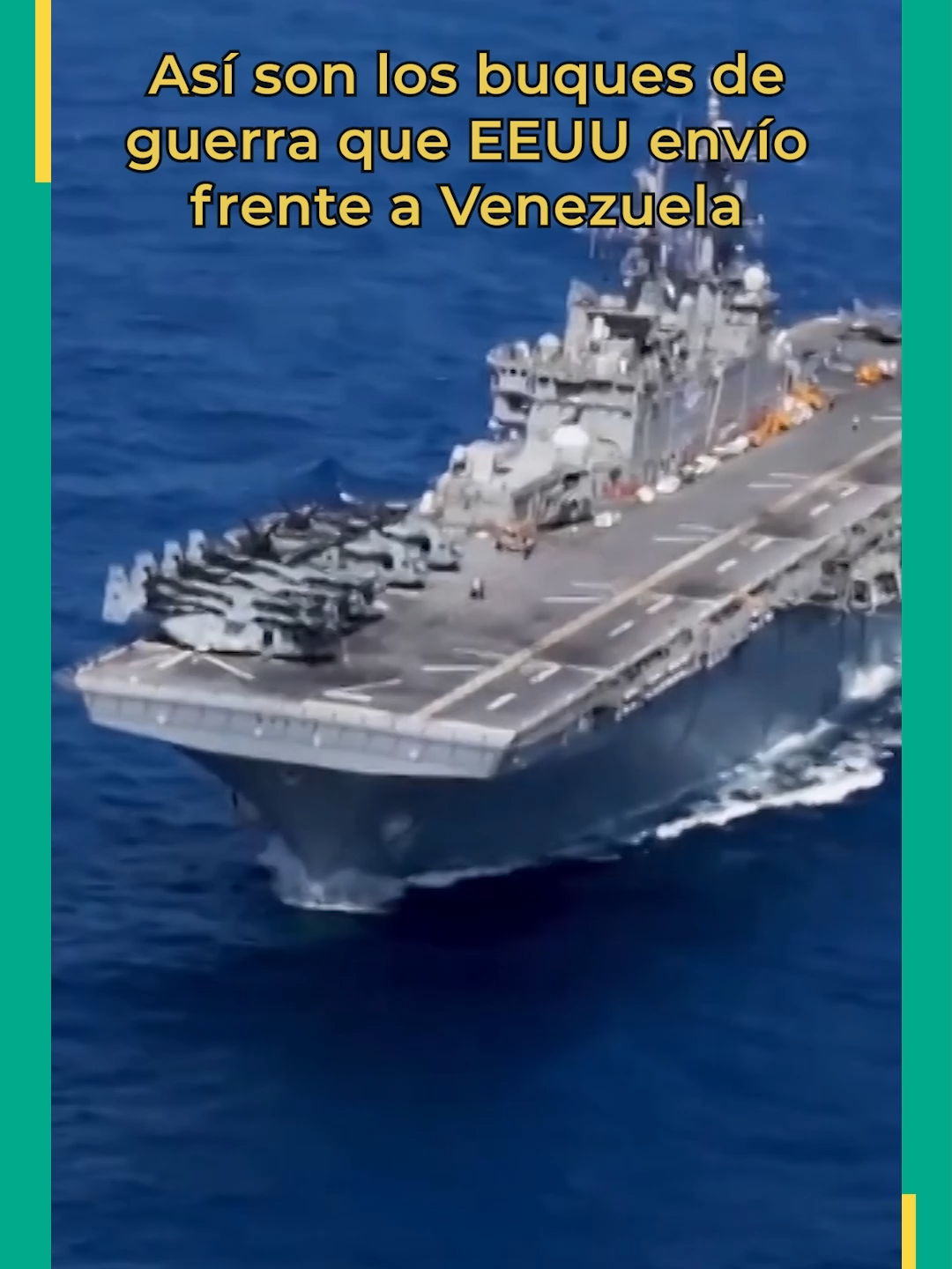 📷Estados Unidos mantiene todo un despliegue de buques de guerra en el mar Caribe, en medio de la alta tensión con Venezuela.  📷 Barcos con misiles capaces de rastrear y neutralizar amenazas aéreas y marítimas, y un submarino nuclear, son los equipos que conforman estas tropas de Donald Trump que acechan a Nicolás Maduro. #Chile #meganoticias #maduro #venezuela #buques #Estadosunidos