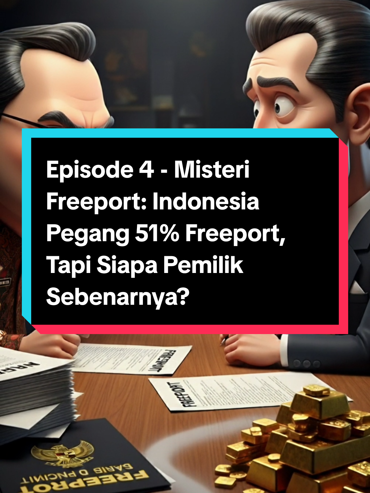 Episode 4 - Misteri Freeport: Indonesia Pegang 51% Freeport, Tapi Siapa Pemilik Sebenarnya? #misterifreeport  #freeport  #fyp  #viral  #foryou
