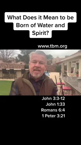What does it mean to be born of water and the Spirit?  #bornagain #baptism #spirit #christian #bible
