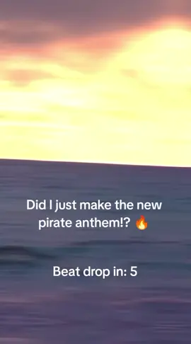Did I just make the new pirate anthem? 🔥 #producer #scurvy #producertok #ocean #pirate 