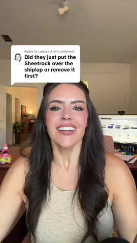 Replying to @Larissa Ann do you take down shiplap! #shiplap #realestateinvestor #realestateinvesting #buyandhold #jackiethehappyinvestor  