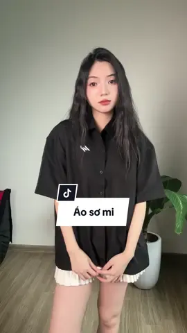 Áo sơ mi boxy thêu không nhăn Simpson #aosomi #somi #simpson #thoitrang #viral 