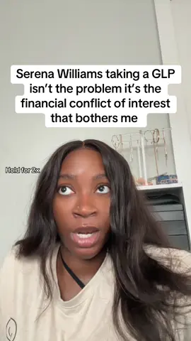 Whether their assets are tied together or not, her husband, being an investor or a stakeholder in Ro is still a conflict of interest.  #glp1 #serenawilliams #ro 