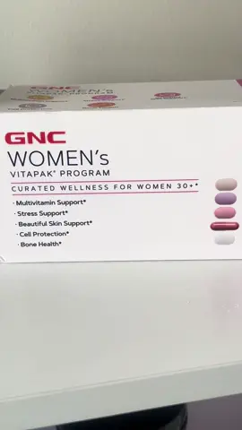 This is the GNC Vita Pack for Women, and it's completely different from what you get in the store. You get a whole month's supply with all these different vitamins, and it's just so much better than the one you get in the store! Hit the link below #gnc #womensvitamins #shop 