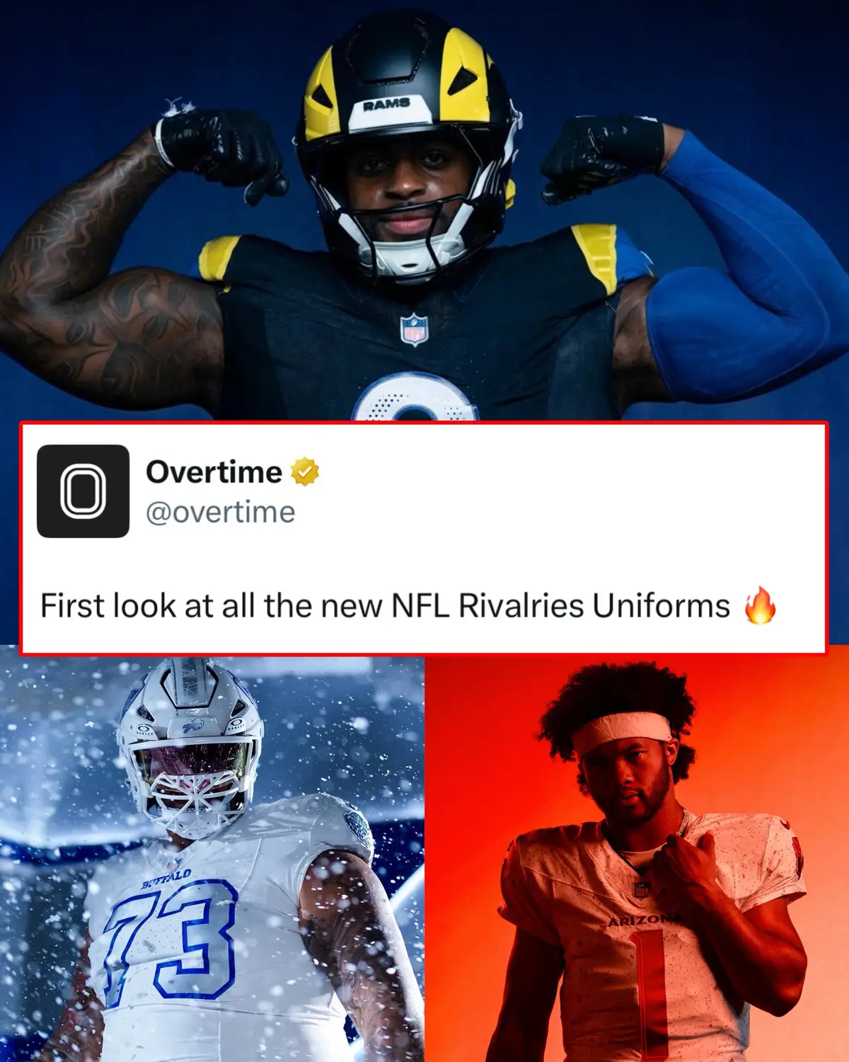 Is this what being in love feels like?? 😍 (via @NFL) #nfl #uniforms #rivilaries #football #clean