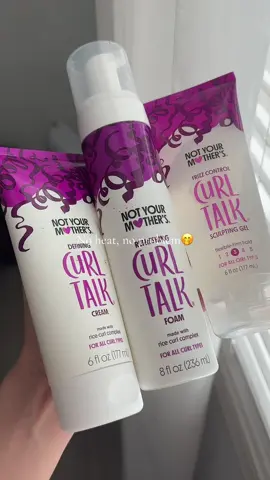 I’ve been wanting to try these products forever now and let me just say THEY WORK!! I didn’t think my hair chemistry was curly or wavy enough to make these products work, but I was wrong. And the curls held up all night!! @Not Your Mother's 
