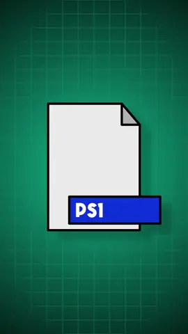 Les PS1 ces fichiers qui font peur #techtok #informatique #windows #cybersécurité #internet 