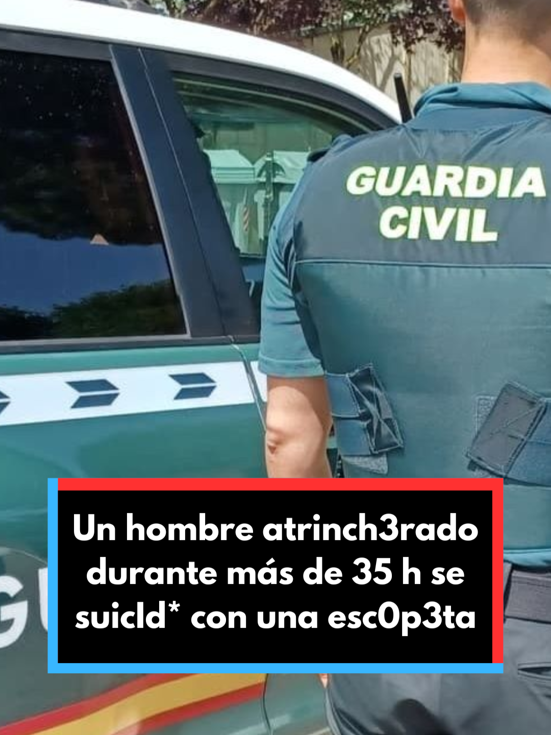 🔶Un hombre atrinch3rado durante más de 35 horas en una vivienda en Agost se sulcid* con una esc0p3ta. El joven se encontraba rodeado por un amplio dispositivo de seguridad de la Guardia Civil. Pese a la tensa situación, no ha habido otros h3rid0s ni se han producido enfrentamientos con los agentes. El alcalde de la localidad, Juanjo Castelló, visiblemente afectado por el desenlace final, ha deseado a la familia 