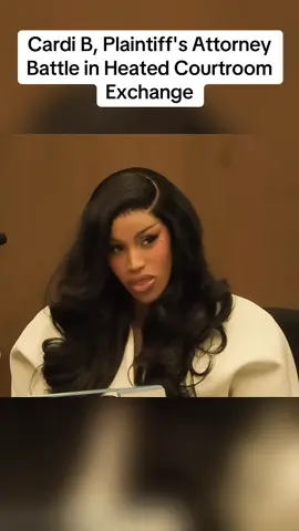 The attorney for Emani Ellis and rapper Cardi B got into a heated argument on Wednesday about what happened between Ellis and the rapper. The rapper went back and forth with the plaintiff's attorney when asked about the curse words she used toward the ex-security guard. #crime #truecrime #truestory #case #fyp #viral #murder #usa #foryou 