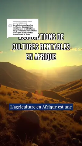 Réponse à @user3549055223630 #agriculture #afrique #viral #entrepreneur #culture 