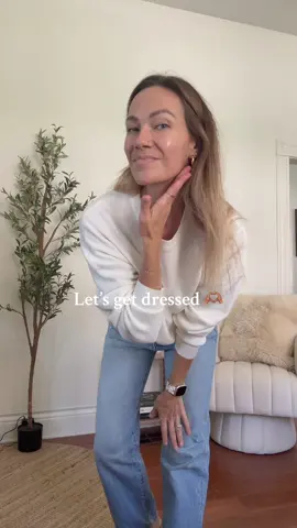Let’s get dressed! 🫶🏽   ☁️ It felt chilly last night and it’s cloudy today so I’m feeling Fall (ish)! 🍂 Prioritizing my skin with a firming mask and this oversized white sweater! The sweater is the perfect (affordable!) staple for your closet this coming autumn season.  High waisted pants are now my go-to! They’re straight leg fit and they’re 🤌🏽 giving classic! I’ve linked a few options. Shop everything in my LTK! Linked in bio 🔗 