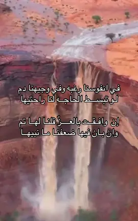 في انفوسنا رغبه وفي وجيهنا دم