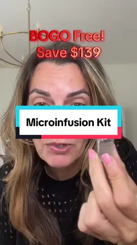 Love skincare treatments I can do without leaving the home or costing alot of money! Great time to try it or stock up with the BOGO deal! #microneedling #skincareroutine #beautydeals #SelfCare #skintok @Qure Skincare 