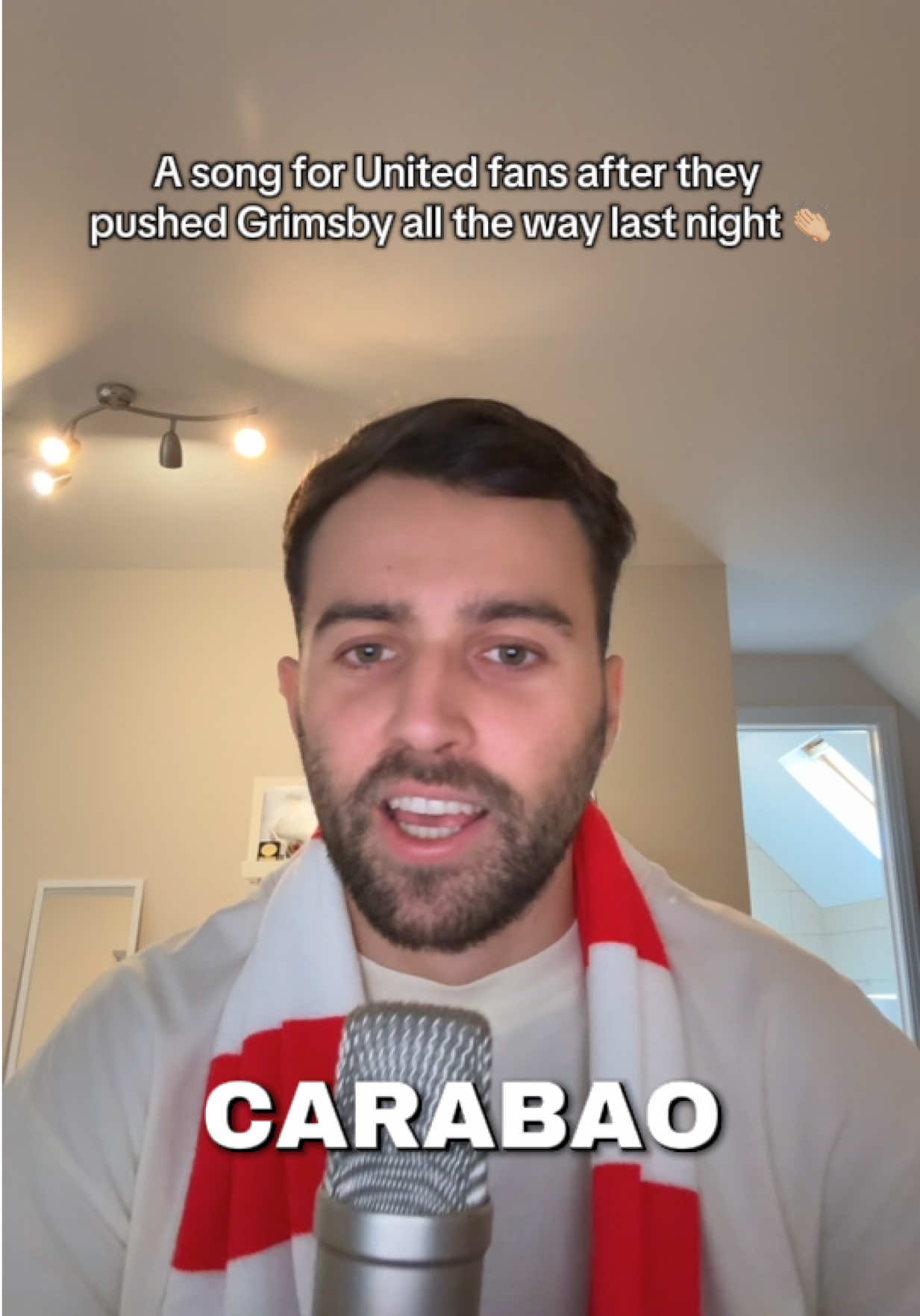Send to a United fan to commiserate them on their hard fought loss yesterday #manchestercity #caraboacup #grimsbytown #manchesterunited #liverpool 