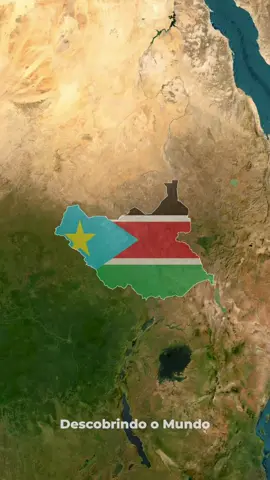 Sudão do Sul 🇸🇸 #descobrindoomundo #mapa #africa 